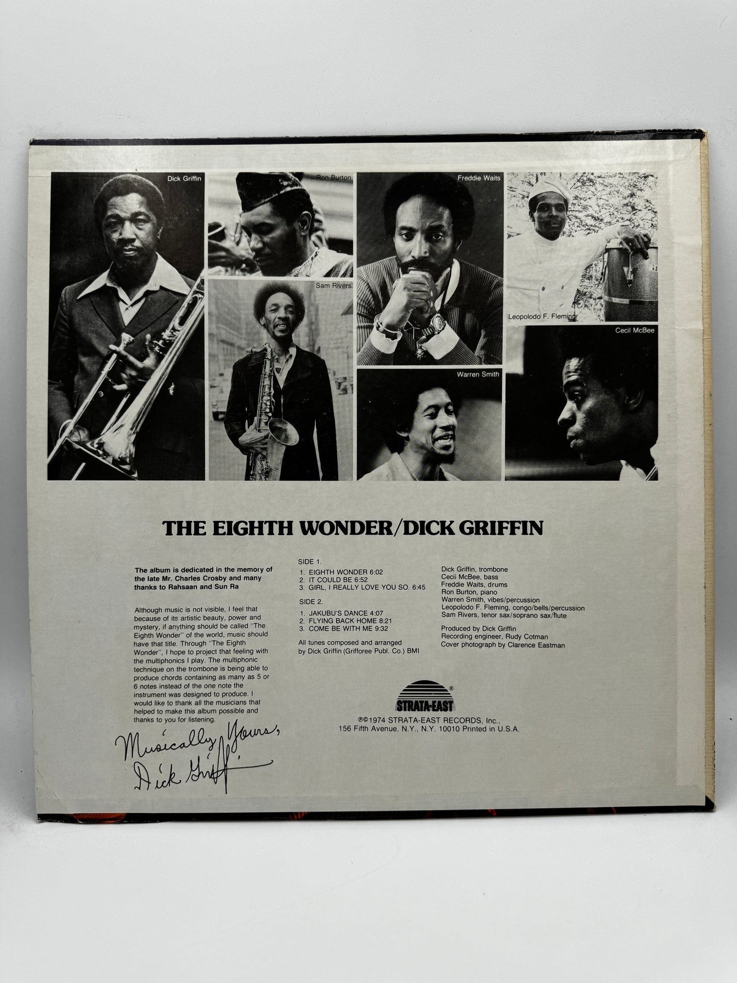 Dick Griffin "The Eighth Wonder" SES-19747 NM/VG+ Original