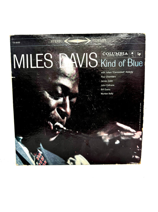 Miles Davis "Kind of Blue" CS8163 VG/VG 1959 Rare Misprint Columbia Six Eye